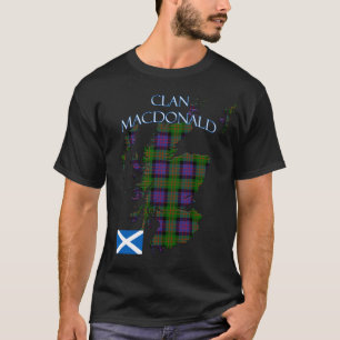 Camiseta MacDonald Scottish Clan Tartan Scotland