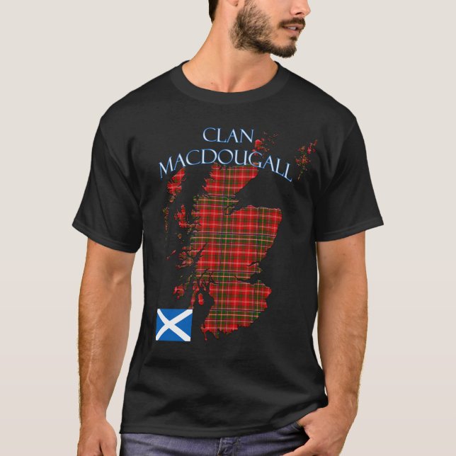 Camiseta MacDougall Scottish Clan Tartan Scotland (Frente)