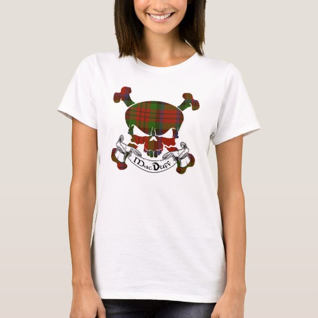 Camiseta MacDuff Tartan Skull (Frente)