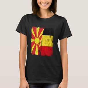 Camiseta Macedônia do Norte Bélgica Meia Bandeira Macedônio