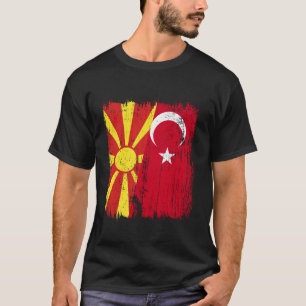 Camiseta Macedônia do Norte Turquia Meia Bandeira Turquia M