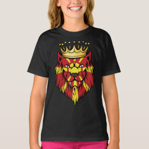 Camiseta Macedônia - Leão Rei Bandeira
