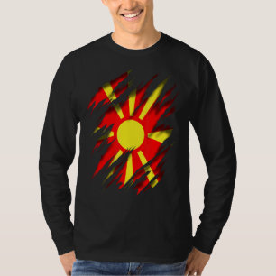 Camiseta Macedônia Norte-Macedônia Bandeira Macedônia Maced