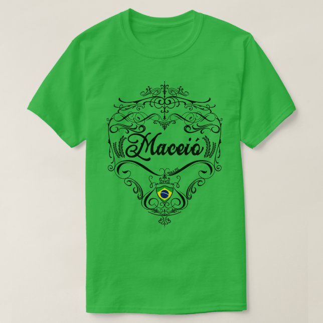 Camiseta Maceio Vintage design (Frente do Design)