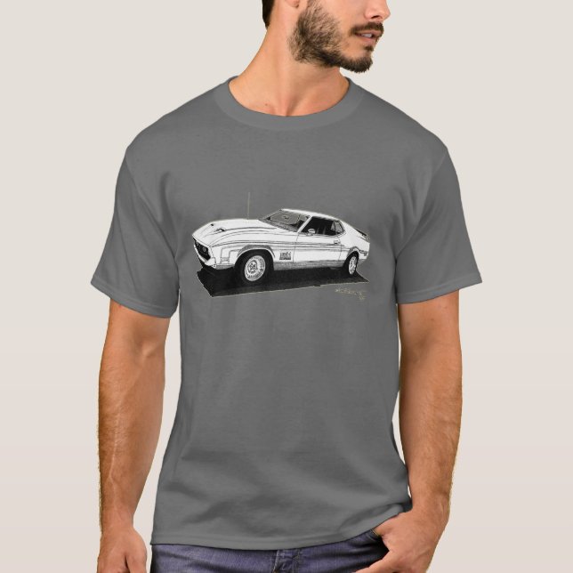 Camiseta 'Mach 71 mim Fastback do mustang (Frente)