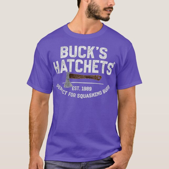 Camiseta Machadinhos de Buck Engraçado (Frente)