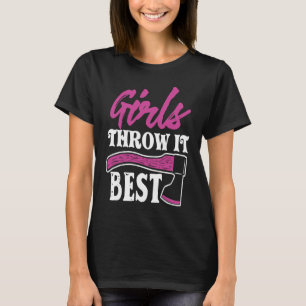 Camiseta Machado Engraçado Lançando Meninas Lançadoras de
