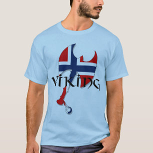 Camiseta Machado norueguês da bandeira de Norge Noruega do