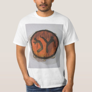 Camiseta machado novo Brasil do pandeiro do capoeira da