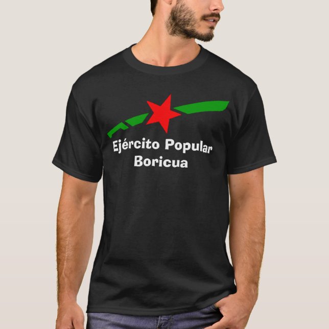 Camiseta mache, Ejrcito Boricua popular (Frente)