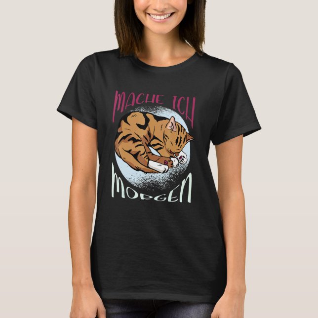 Camiseta Mache Ich Morgen Bonés adormecidos Chiller Bengala (Frente)