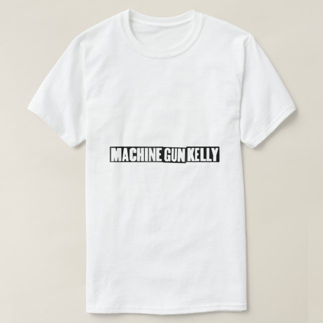 Camiseta Machine Gun Kelly  MGK Black Logo  (Frente do Design)