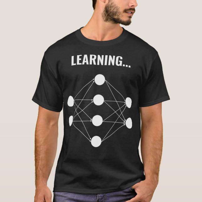 Camiseta Machine Learning Shirt Deep Learning Neural Networ (Frente)