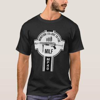 Camiseta Machine Pistol MILF MPi MPi 40 Infantaria alemã de