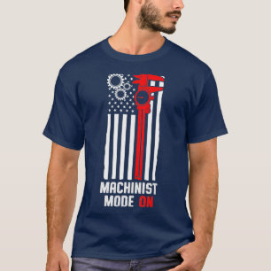 Camiseta Machinist Mode Machine Operator Machine