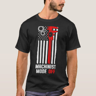 Camiseta Machinist Mode Machine Operator Machine