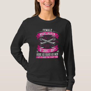 Camiseta Machinista Cnc Female Modelmaker