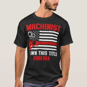 Camiseta Machinista de Operador de Máquina Próprio