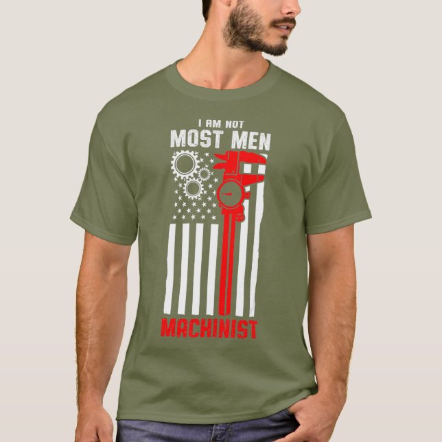 Camiseta Machinista de Operadores de Máquina (Frente)