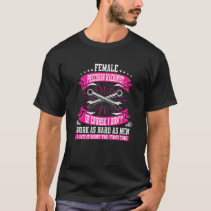 Camiseta Machinista de Precisão Feminino Cnc