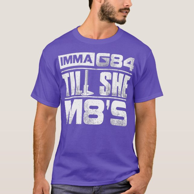 Camiseta Machinista Imma G84 até que ela se recupere do pre (Frente)