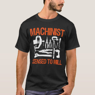 Camiseta Machinista Licenciado Para Mill