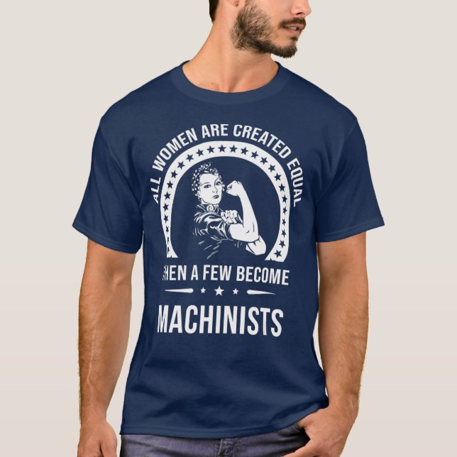 Camiseta Machinista para Mulheres Machinista (Frente)