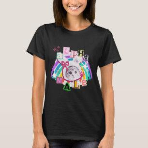 Camiseta Macho Alfa Gato Fofinho Gatinho Homens Mulheres Ga