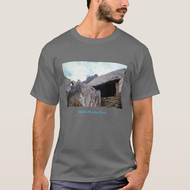 Camiseta "Machu Picchu 4" obscuridade (Frente)