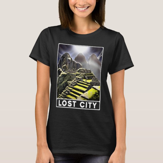 Camiseta Machu Picchu Cordilheira Cidade Perdida Peru (Frente)