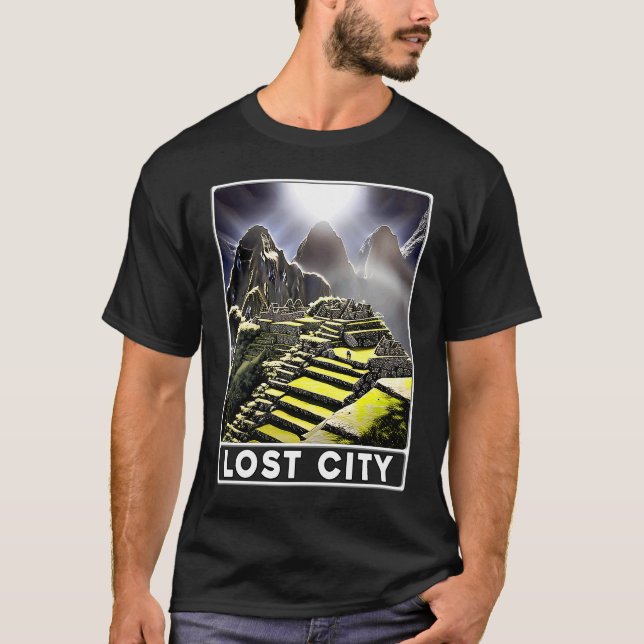 Camiseta Machu Picchu Cordilheira Peru Cidade Perdida (Frente)