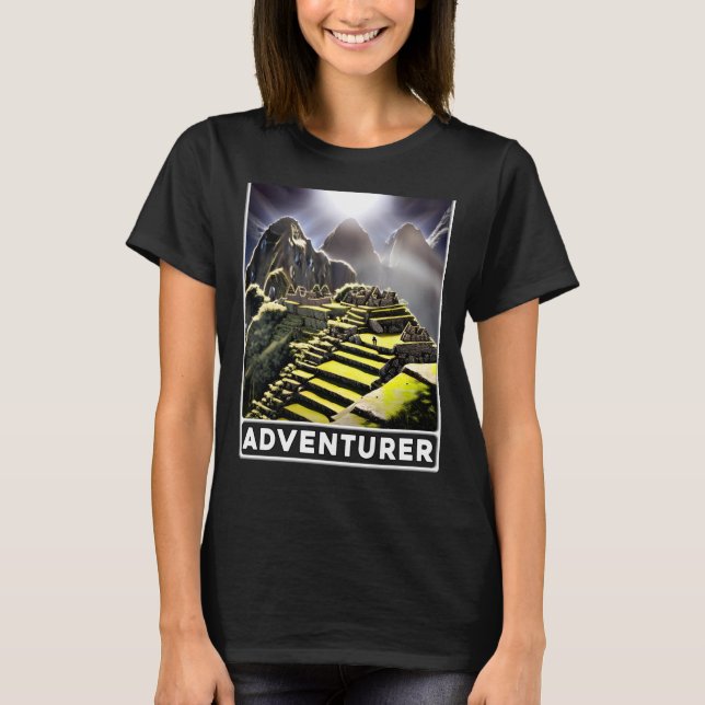 Camiseta Machu Picchu Cordillera Peru Adventurer (Frente)