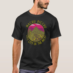 Camiseta Machu Picchu Peru - Círculo retrô Distinto