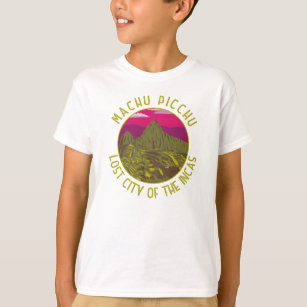 Camiseta Machu Picchu Peru - Círculo retrô Distinto