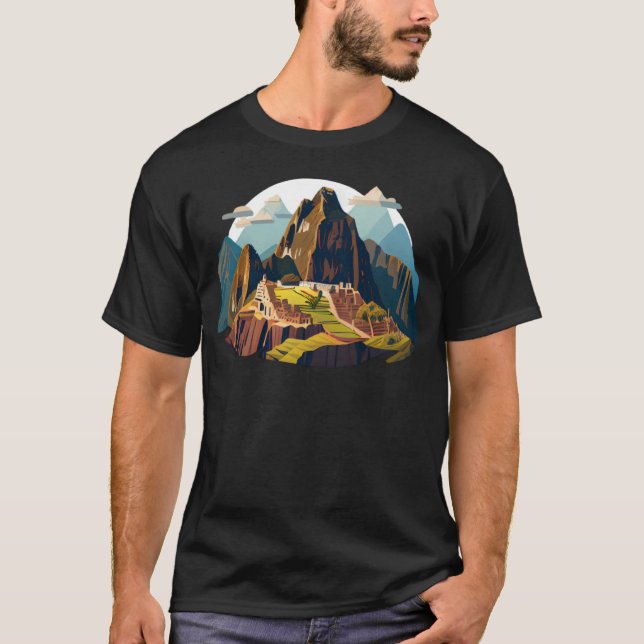 Camiseta Machu Picchu Peru Souvenir (Frente)