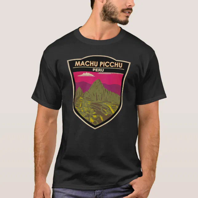 Camiseta Machu Picchu Peru Viagem Art Retro Zazzle Brasil