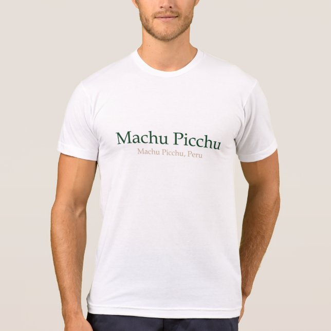 Camiseta Machu Picchu, PeruMachu Picchu (Frente)