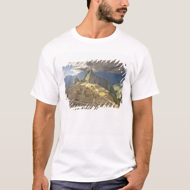 Camiseta Machu Picchu, ruínas antigas, mundo da UNESCO 2 (Frente)