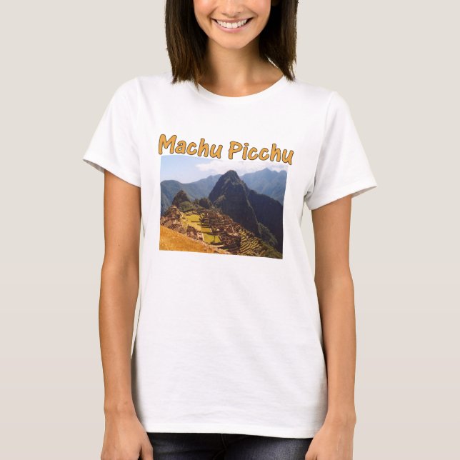 Camiseta Machu Picchu Ruins Peru Sunrise (Frente)