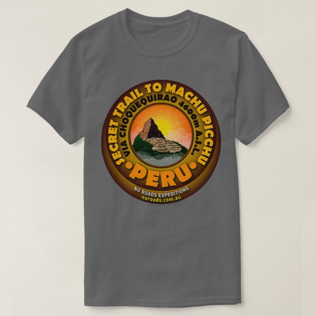 Camiseta Machu Picchu T (Frente do Design)
