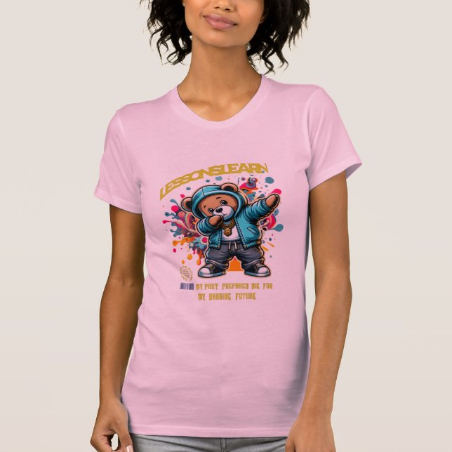 CAMISETA MACIA COM LIÇÕES FUTURAS DE DABBING FEMIN (Frente)