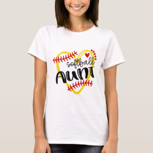 Camiseta Macia Personalizada Coração Tia Fofa Mulh