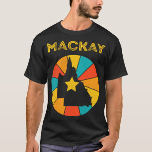 Camiseta Mackay Queensland Vintage angustiou Souvenir 1