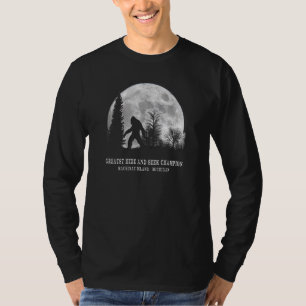 Camiseta Mackinac Island Michigan É Mais Escondido E Busca