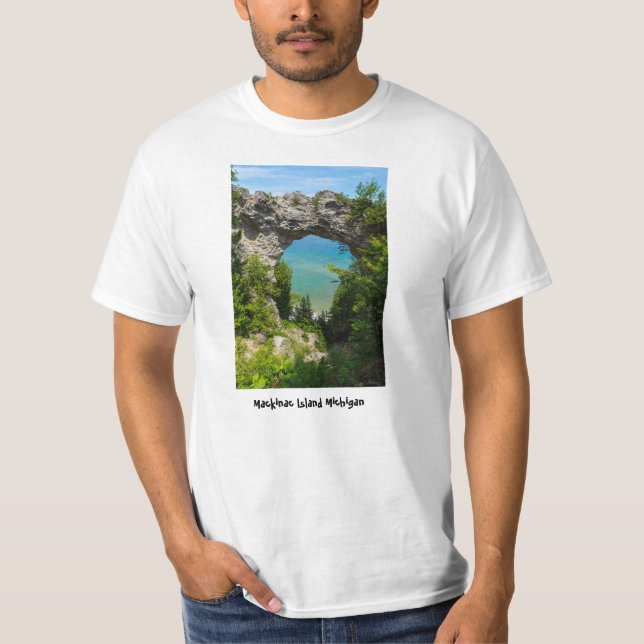 Camiseta Mackinacs Arch Rock (Frente)