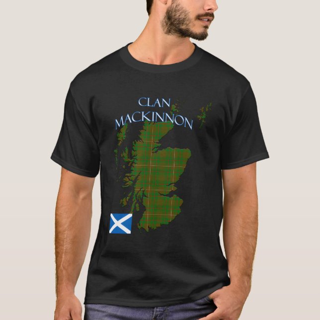 Camiseta Mackinnon Scottish Clan Tan Scotland (Frente)