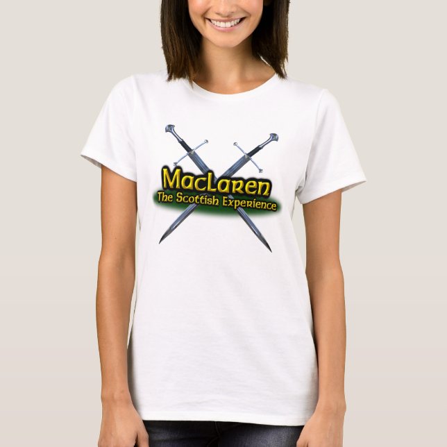 Camiseta MacLaren O Clã de Experiência Escocês (Frente)