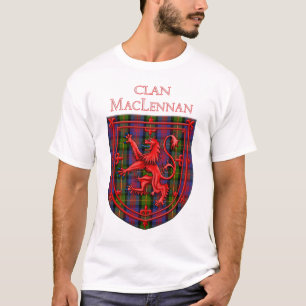 Camiseta MacLennan Tartan - Xadrez escocesa Rampant