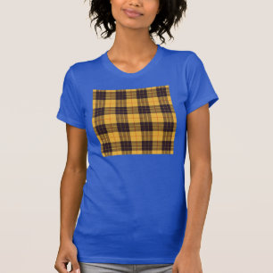Camiseta Macleod do tartan do Scottish de Lewis & de xadrez