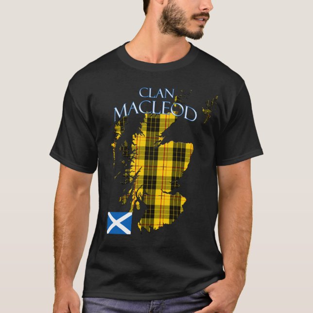 Camiseta MacLeod Scottish Clan Tartan Scotland (Frente)